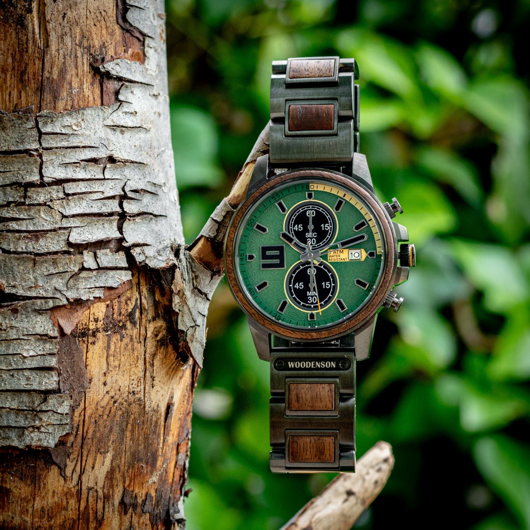 Reloj de Madera con Cron grafo Havasu